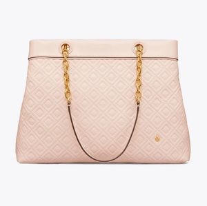 Authentic Tory Burch Fleming Large Quilted